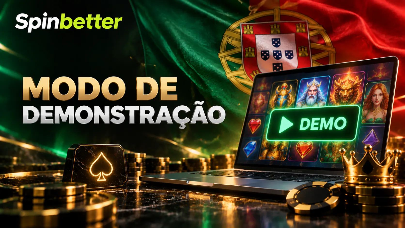 Modo de demonstração nas slots do casino SpinBetter