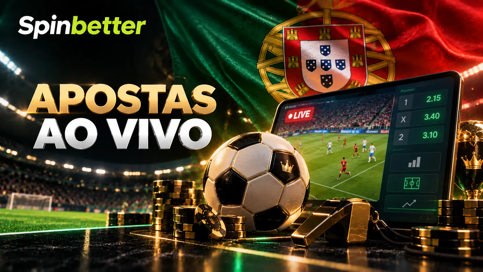 Mercados de apostas ao vivo na SpinBetter